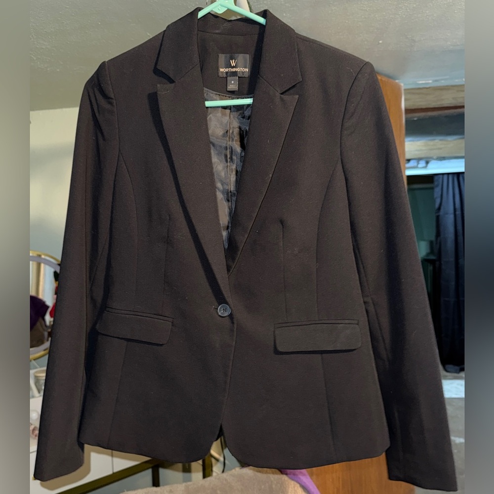 Worthington Classic Black Blazer